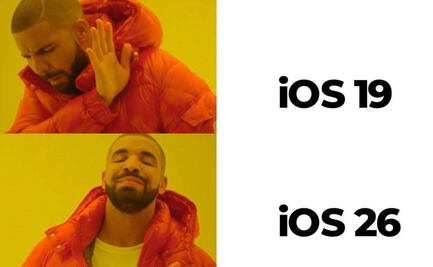 Llegó el iOS 26... y también los mejores memes tras el anuncio de Apple; así reaccionaron usuarios