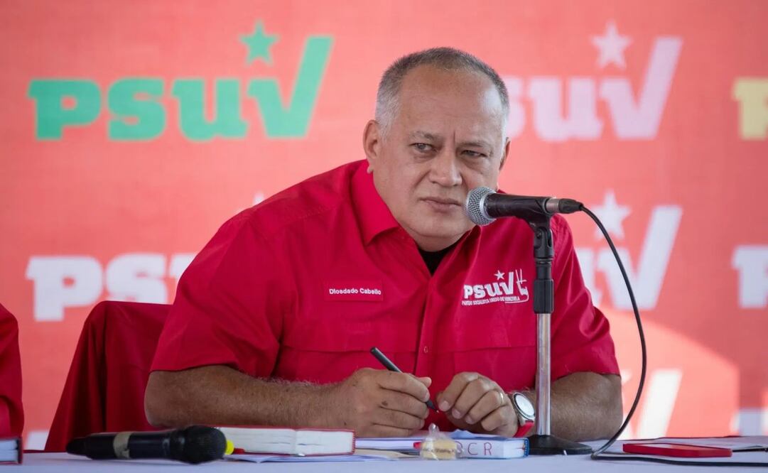 El número dos del chavismo, Diosdado Cabello, en una fotografía de archivo. Foto: EFE