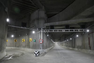 Reparan 50 de 60 filtraciones en doble túnel de Mixcoac