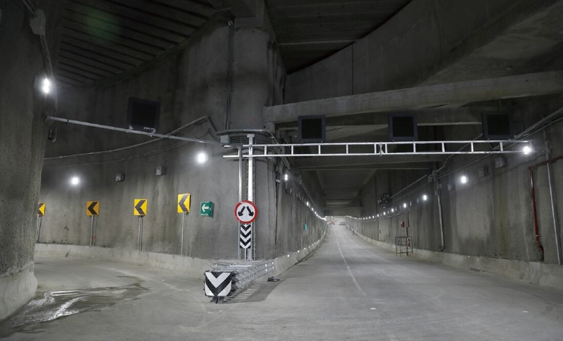 La obra tiene 98% de avance, por lo que autoridades de la Secretaría de Obras de la Ciudad de México prevén que está semana, a más tardar, se abra al público (IRVIN OLIVARES)