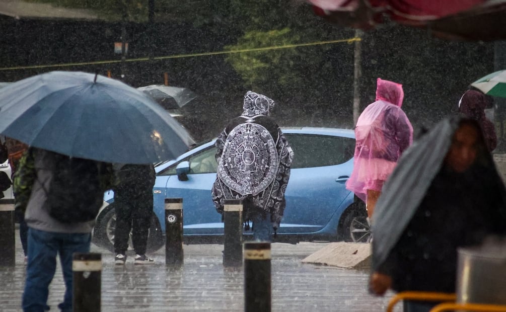 Intensas lluvias en Ciudad de México.
Foto: Luis Camacho | El Universal