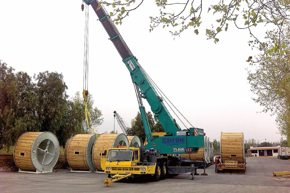 Se apoyó a Colombia con 57 carretes con longitud de 30 kilómetros de cable de potencia, fabricados por Prysmian (CORTESÍA HIDROELÉCTRICA GUATAPÉ)