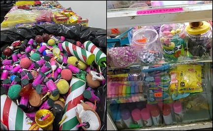 Suman 20 kilos de pirotecnia asegurada durante recorridos de vigilancia en negocios, tianguis y locales de Culiacán
