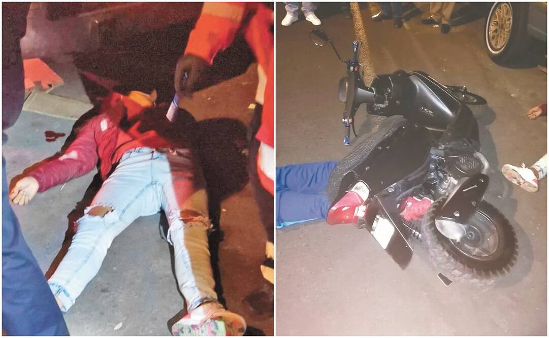 Los jóvenes asesinados, de 18 y 19 años, viajaban en una motoneta, cuando un hombre les disparó a corta distancia en al menos cuatro ocasiones. Fotos: ESPECIALES