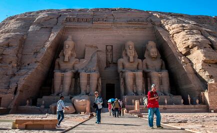 Templo de Abu Simbel, sitio emblemático del arte sagrado de Egipto