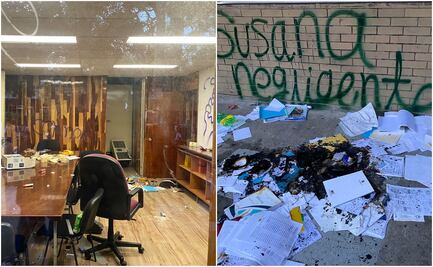 Encapuchados vandalizan y toman CCH Sur; autoridades educativas presentarán denuncias