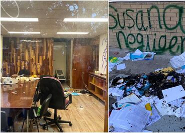 Encapuchados vandalizan y toman CCH Sur; autoridades educativas presentarán denuncias