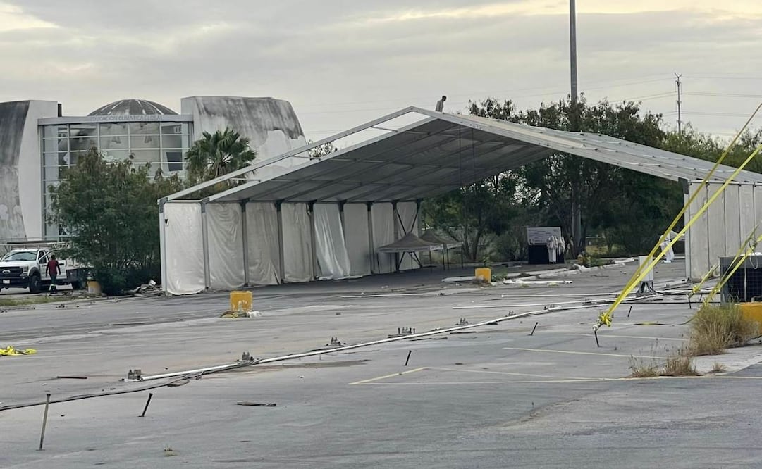 Desmantelan el Centro de Atención a Migrantes en Tamaulipas (22/01/2026). Foto: Especial