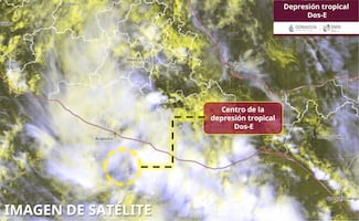 Marina y Defensa preparan plan de atención por Depresión Tropical Dos-E; Sheinbaum exhorta a tener precaución