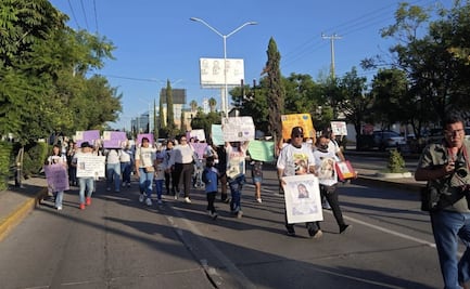 Marchan en Aguascalientes para exigir justicia por Ángela Muñoz, quinceañera hallada muerta en Querétaro