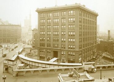 La tecnología utilizada para girar un edificio hace casi un siglo