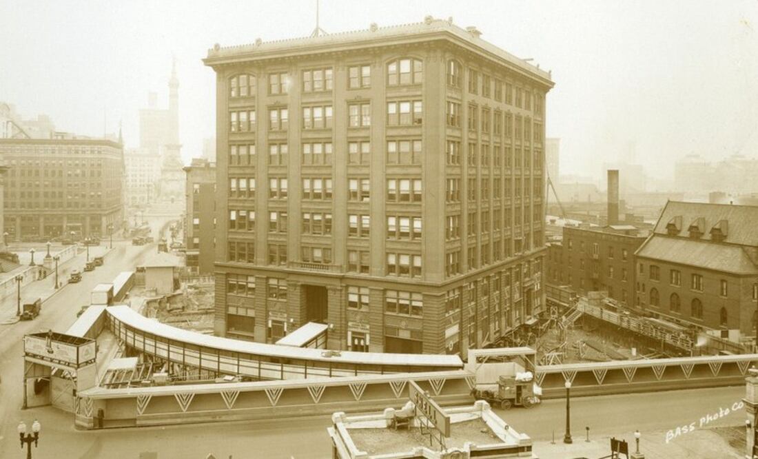 La tecnología utilizada para girar un edificio hace casi un siglo