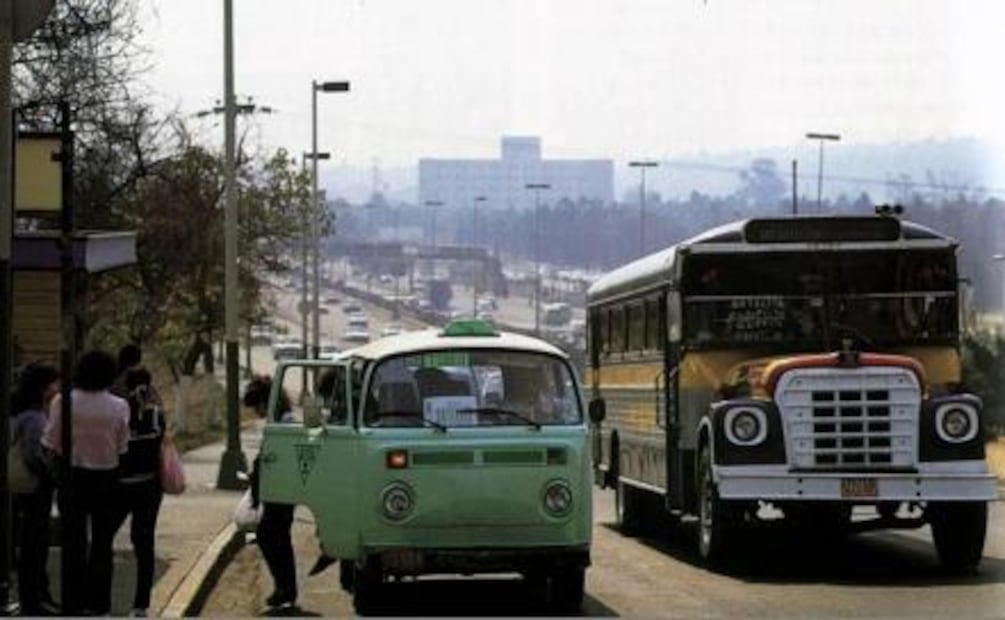 La evolución del transporte capitalino