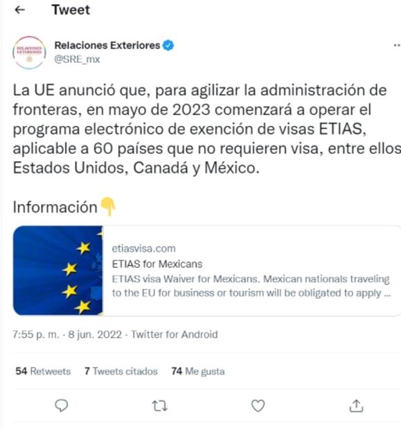 Advierten sobre sitio web no oficial de visas para ir a Europa