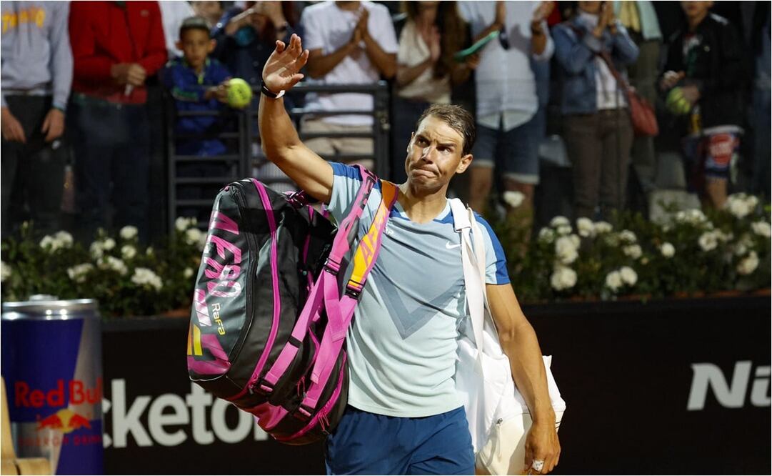 Rafa Nadal fue eliminado del Masters de Roma y preocupa su lesión / FOTO: EFE