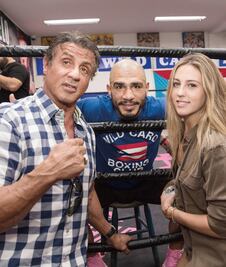 Stallone visita a Cotto; dice admirarlo