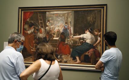 La obra "Las hilanderas" de Velázquez será exhibida sin los añadidos que formaban parte de ella desde el siglo XVIII