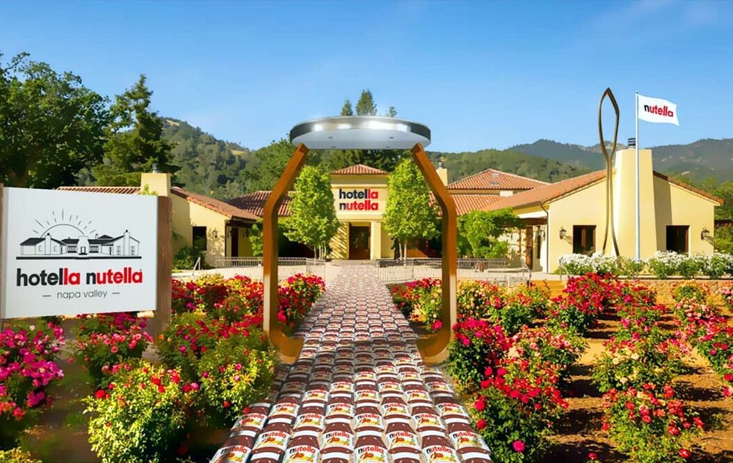 Hotella Nutella se encuentra en Napa Valley, California / Foto: Nutella