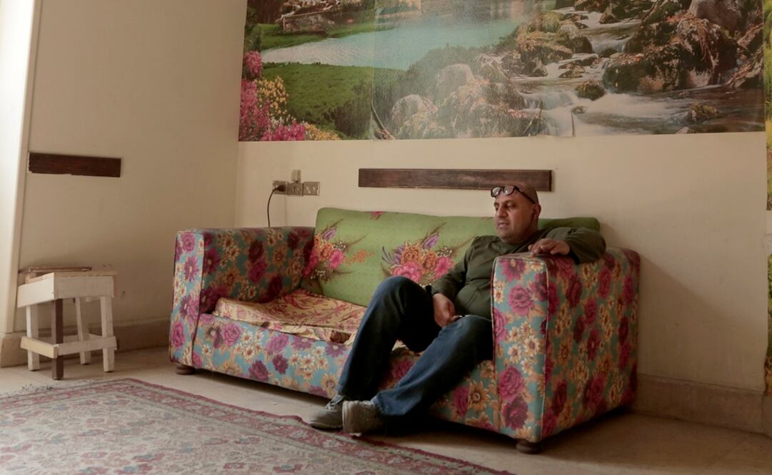 El director de teatro Ahmed El Attar. Foto: AP / Nariman El-Mofty