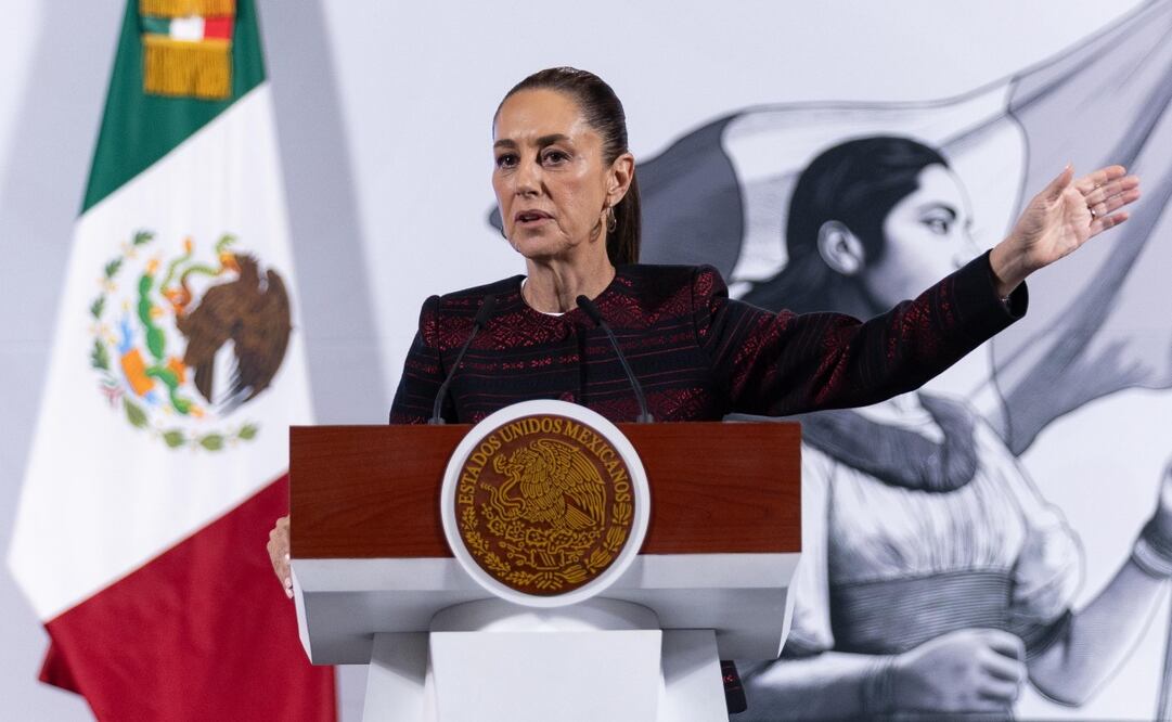 Conferencia de prensa mañanera de la presidenta Claudia Sheinbaum Pardo, desde Palacio Nacional, este 21 de marzo de 2025. Foto: Hugo Salvador / EL UNIVERSAL