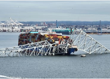 FOTOS: ¿Qué se sabe y cuáles son las incógnitas sobre el accidente en el puente de Baltimore?