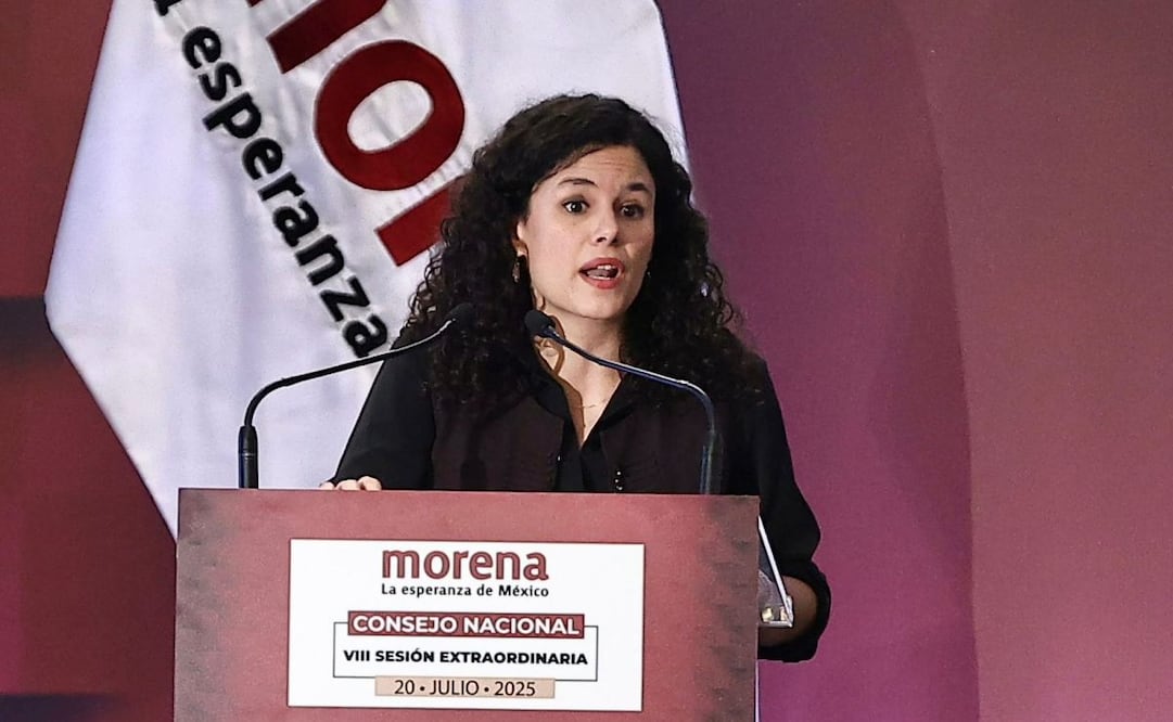 Luisa María Alcalde Luján, presidenta de Morena. Foto: Berenice Fregoso/ EL UNIVERSAL