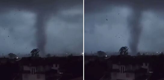 Tornado azota Milán; se teme que haya varias víctimas