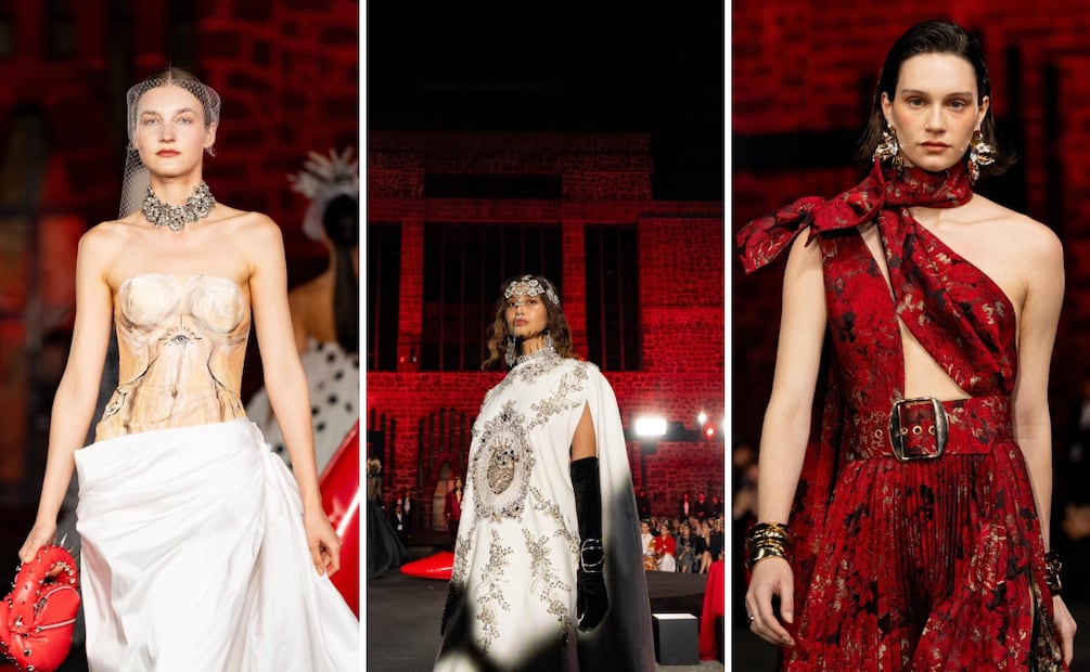 El desfile íntegro propuesta de diseñadores mexicanos dentro de la narrativa de “El Diablo Viste a la Moda 2”. Foto: Hugo Salvador / El Universal