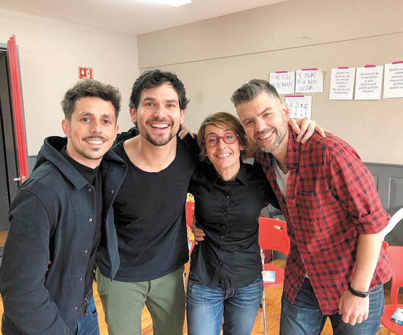 Vince Miranda, Jannette Chao, Alan Estrada y Salvador Suárez. CLASOS