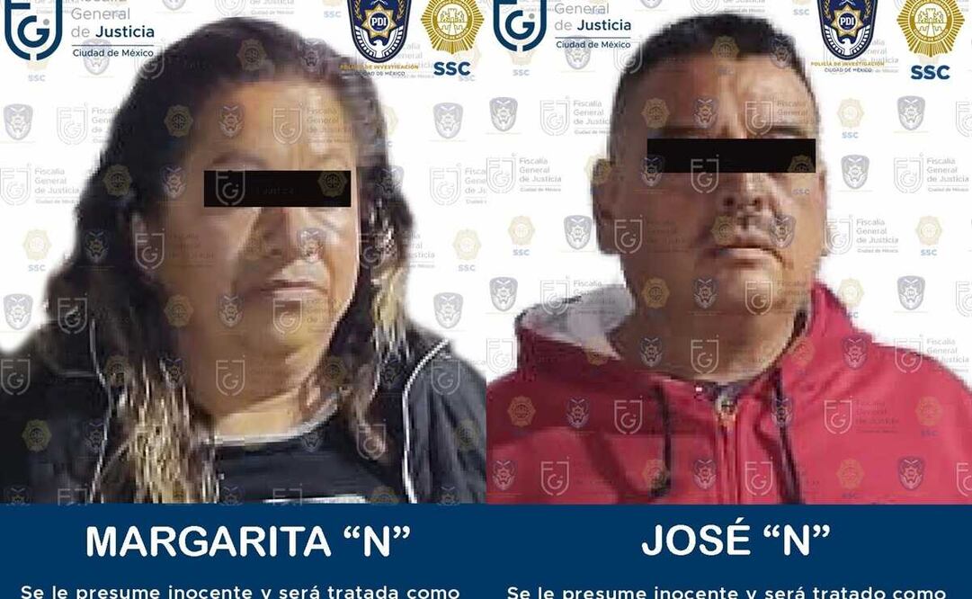 Margarita “N” y José “N” fueron vinculados a proceso por un juez de control tras aceptar los datos de prueba presentados por el agente del Ministerio Público. Foto: Especial 