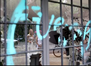 FOTOS: Comercios vandalizados durante protesta antigentrificación permanecen cerrados