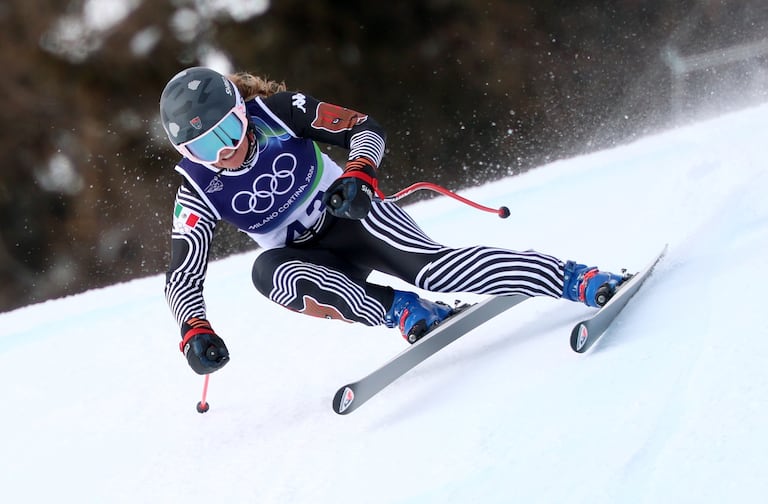 Sarah Schleper, competidora de México, en los Juegos Olímpicos de Invierno Milan- Cortina 2026 - Foto: EFE