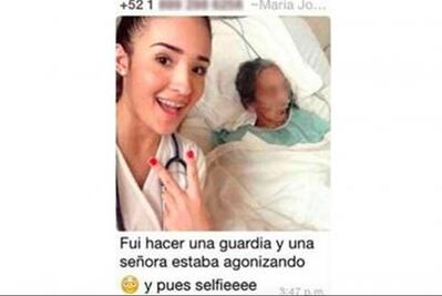 UVM reprueba selfie de estudiante con paciente convaleciente