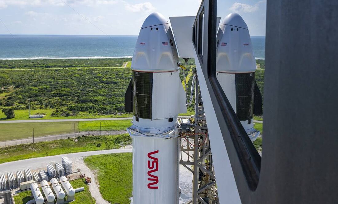 La novena misión operativa de vuelos espaciales tripulados (Crew-9) de Dragon está comandada por el astronauta de la NASA, Nick Hague al que acompaña el cosmonauta de Roscosmos, Aleksandr Gorbunov. FOTO: X @Commercial_Crew