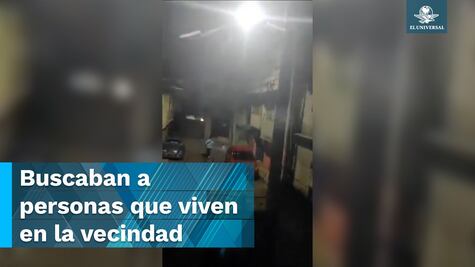 Captan a sujetos con armas largas y rostros cubiertos en Tlalpan