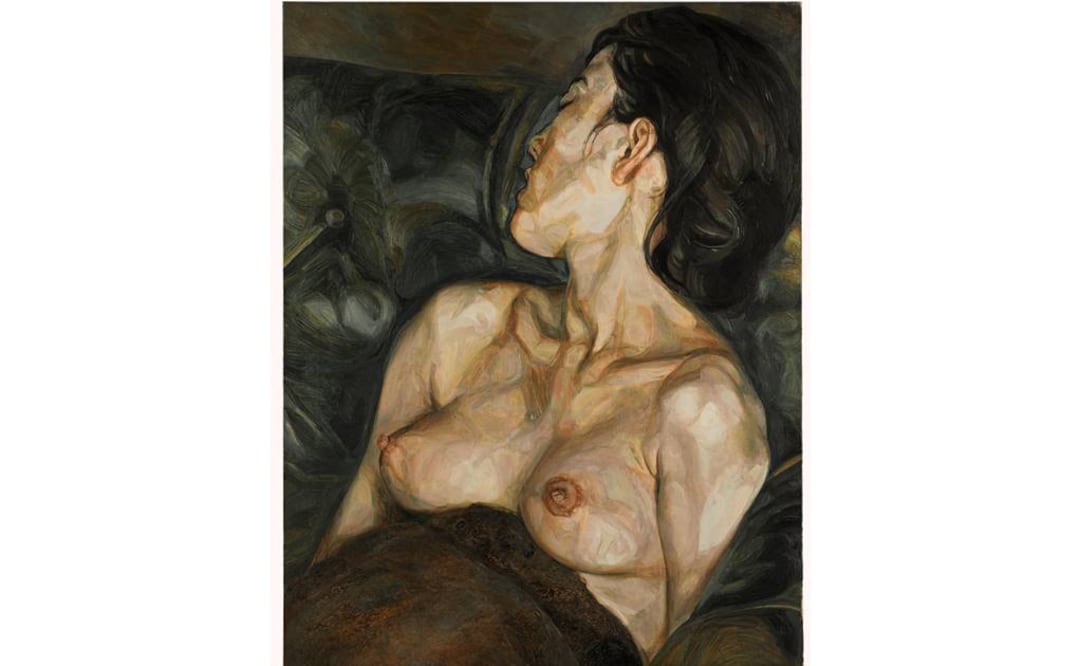 El artista capturó una imagen de su amante de 17 años embarazada. FOTO: EFE.