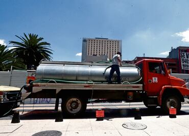 Pipas privadas, más caras ante estiaje en CDMX