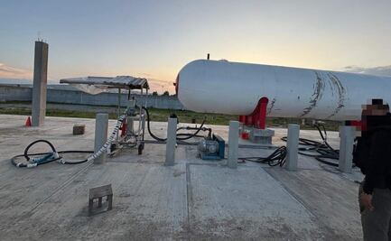 Aseguran predio donde extraían gas licuado en Hidalgo; decomisan más de 22 mil litros de combustible