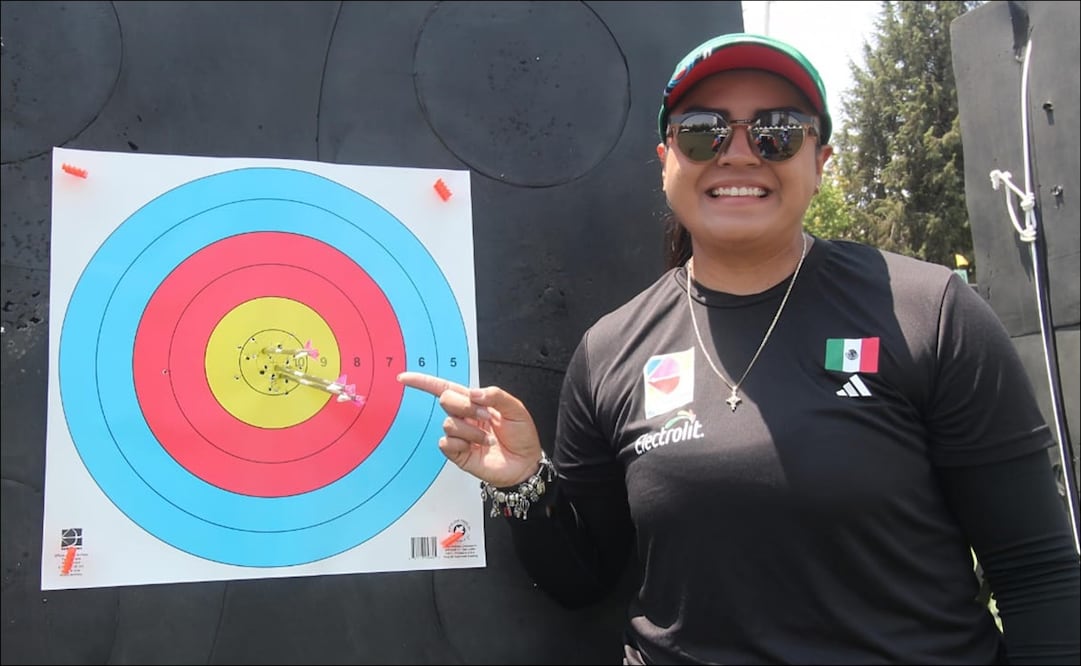 La arquera Dafne Quintero se coloca en semifinales de la Copa del Mundo de Tiro con Arco y buscará medalla en la Catedral de Puebla / FOTO: Omar Contreras - EL UNIVERSAL