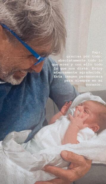 Ana Victoria despide a su padre Diego Verdaguer con emotiva foto: "Papi, gracias por todo"