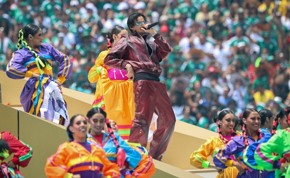 El Ballet Folklorico de México de Amalia Hernández participó en la inauguración del Mundial 2026. Foto: Luis Camacho/EL UNIVERSAL.
