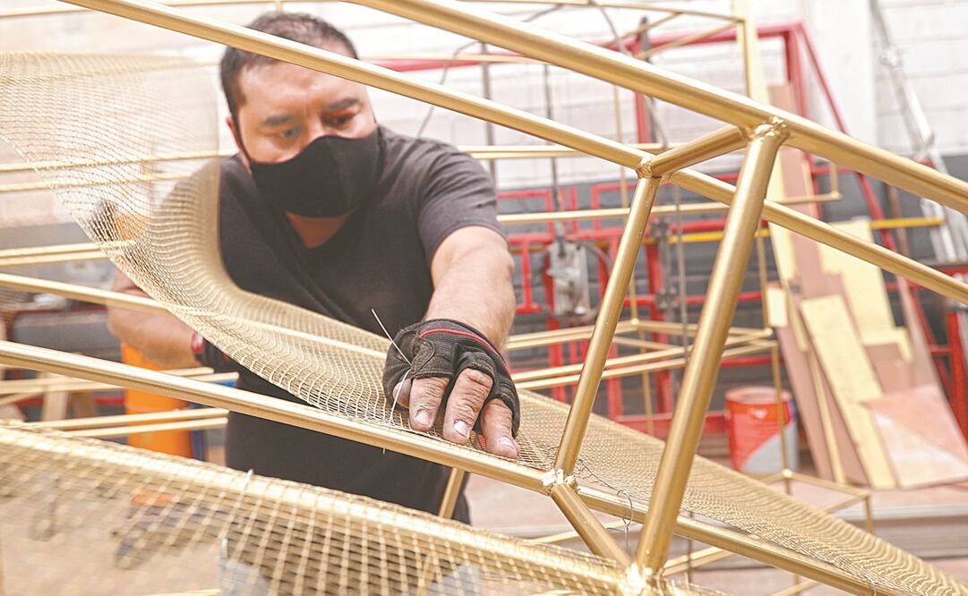 Los escenógrafos han dispuesto de tiempo y dinero para proyectos que han sido cancelados. Fotos: Berenice Fregoso. EL UNIVERSAL