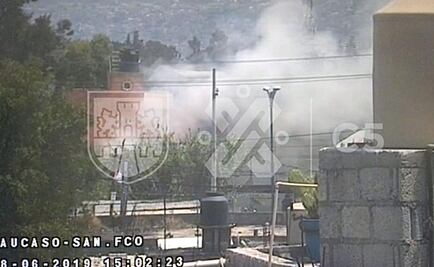 Reportan incendio de un negocio en Tláhuac
