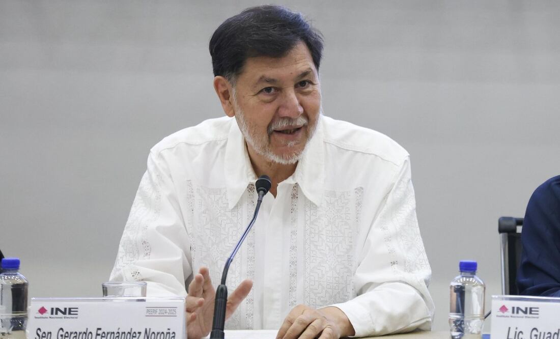 Gerardo Fernández Noroña, presidente del Senado. Foto: Diego Simón Sánchez/EL UNIVERSAL