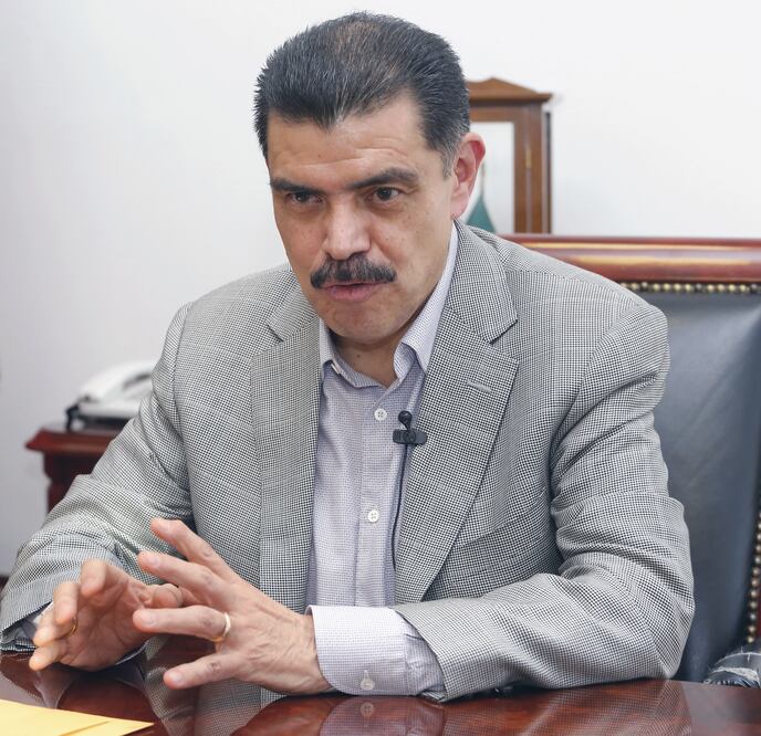 Francisco Olvera Ruiz Presidente del PRI en la CDMX (BERENICE FREGOSO. EL UNIVERSAL)