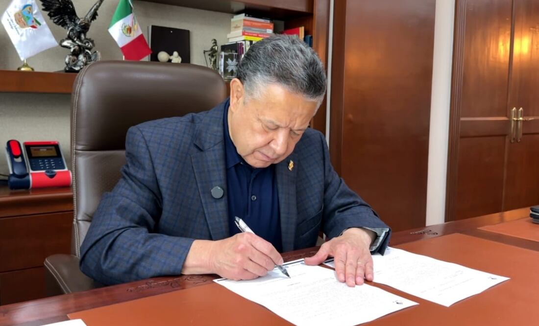 Gobernador de Hidalgo, Julio Menchaca Salazar. Foto: Especial