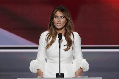 "Mi esposo está listo para liderar a EU": Melania Trump
