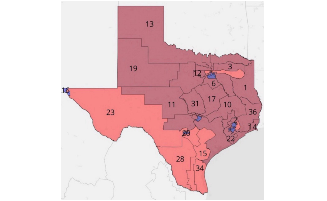 Corte Suprema de EEUU permite a Texas usar un mapa electoral favorable a republicanos en 2026. Foto: X @nicksortor