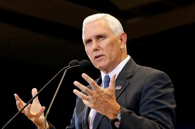 Mike Pence rechaza decisión de su compañero de fórmula, Donald Trump