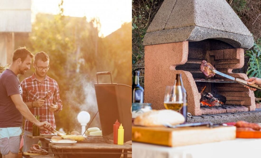Disfruta del asado sin sufrir por el humo. Fuente: Freepik.